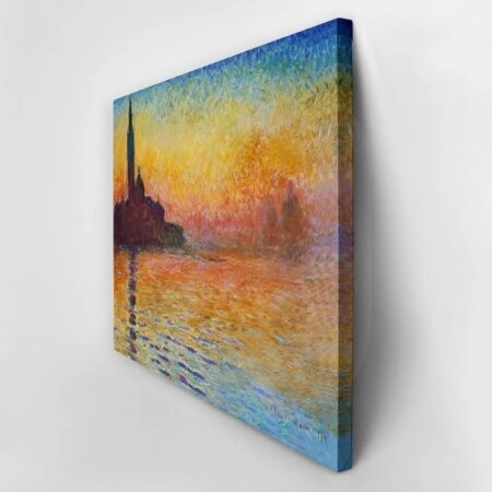 Πινακας σε καμβά MONET - SUNSET - Monet Claude Sticky 3