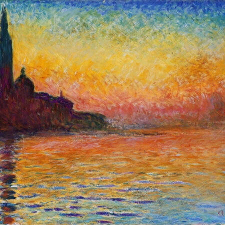 Πινακας σε καμβά MONET - SUNSET - Monet Claude Sticky 5