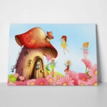 Πινακας σε καμβά MUSHROOM HOUSE