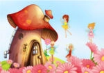 Πινακας σε καμβά MUSHROOM HOUSE