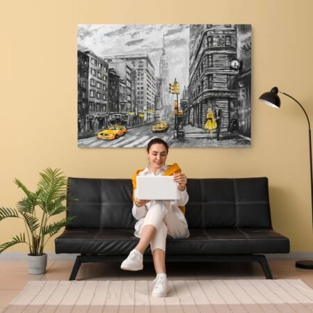 Πινακας σε καμβά NEW YORK PAINTING - Νεα Υορκη