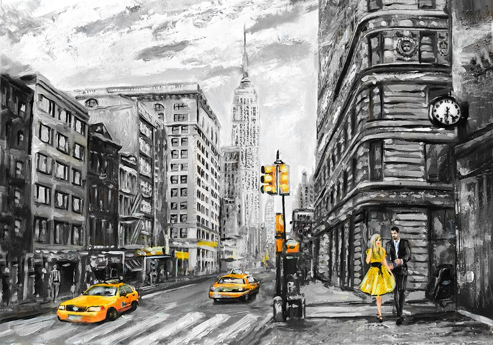 Πινακας σε καμβά NEW YORK PAINTING