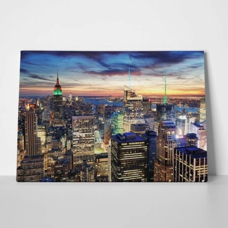 Πινακας σε καμβά NEW YORK SKYSCRAPERS - Νεα Υορκη Sticky 1