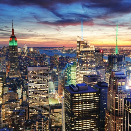 Πινακας σε καμβά NEW YORK SKYSCRAPERS - Νεα Υορκη Sticky 5