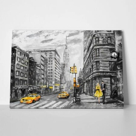 Πινακας σε καμβά NEW YORK PAINTING - Νεα Υορκη Sticky 1