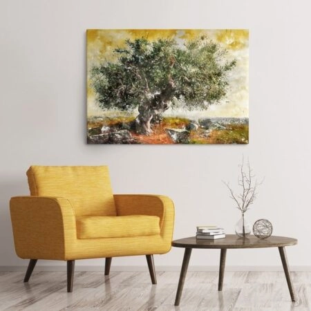 Πινακας σε καμβά OLIVE TREE PAINTING