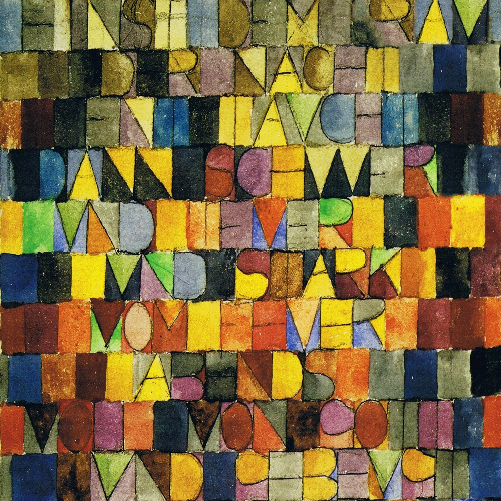 Πίνακας σε καμβά PAUL KLEE - ONCE EMERGED FROM THE GREY OF NIGHT