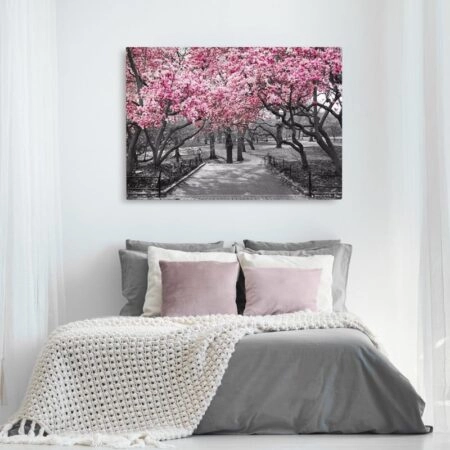 Πινακας σε καμβά PINK BLOSSOM PARK