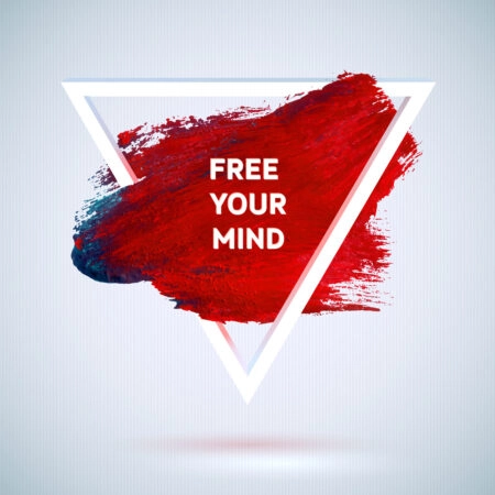 Πίνακας QUOTE FREE YOUR MIND - Typography και Χαρτες Sticky 4