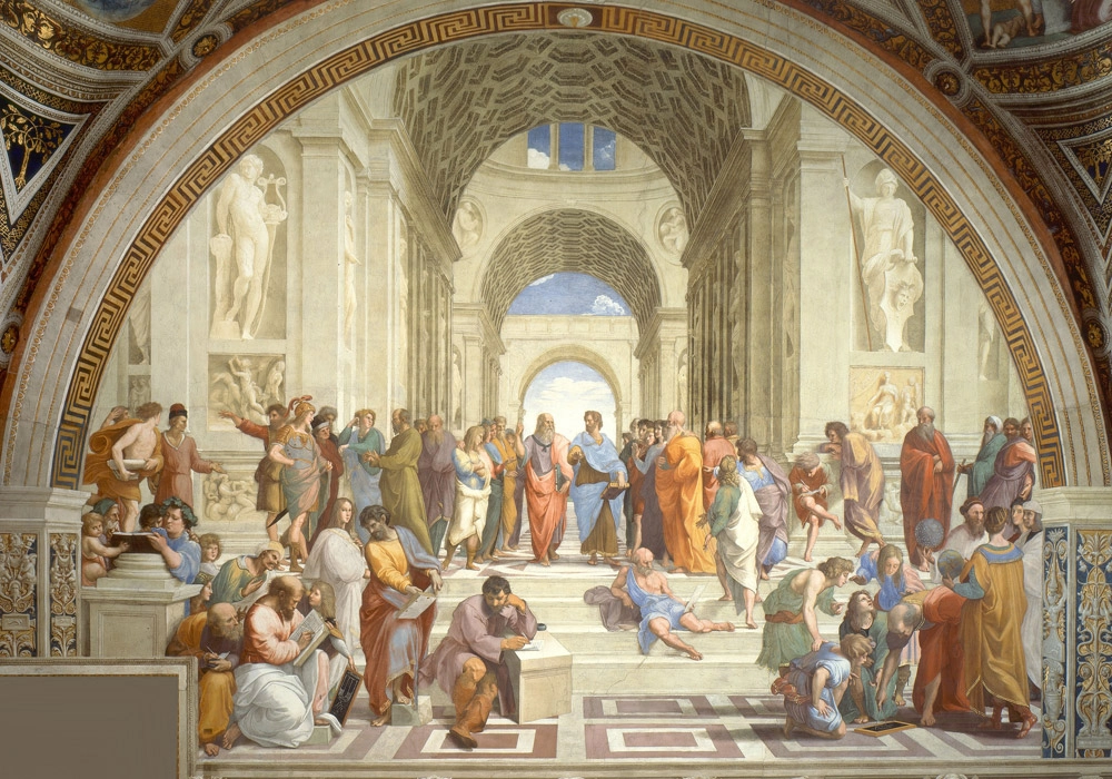 Πινακας σε καμβά RAPHAEL - SCHOOL OF ATHENS