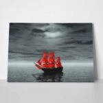 Πινακας σε καμβά RED SHIP