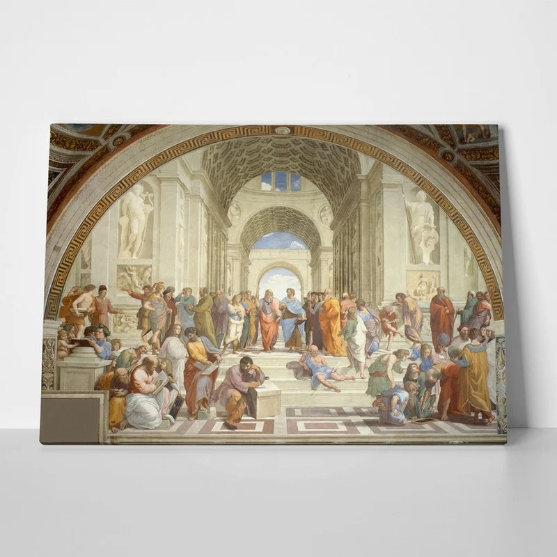 Πινακας σε καμβά RAPHAEL - SCHOOL OF ATHENS