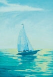 Πινακας σε καμβά SAILBOAT