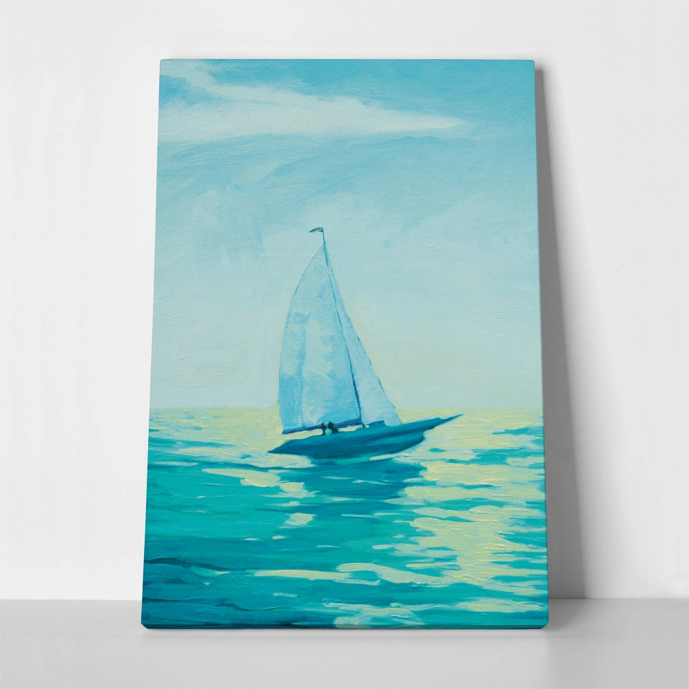 Πινακας σε καμβά SAILBOAT