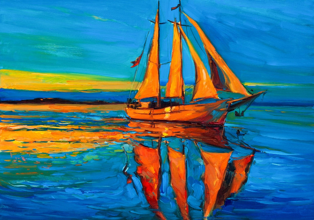 Πινακας σε καμβά SAILING SHIP
