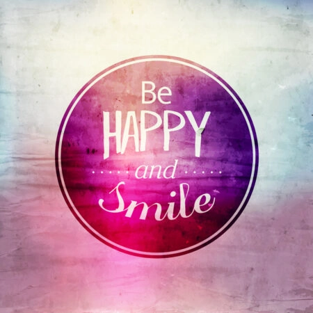 Πίνακας σε καμβά SMILE - Typography και Χαρτες Sticky 4