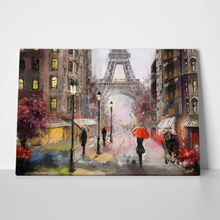 Πινακας σε καμβά STREET VIEW OF PARIS 2 - Παρισι Sticky 1