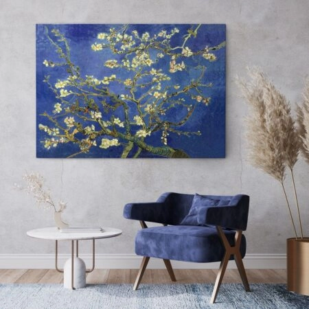 Πινακας σε καμβά VAN GOGH - ALMOND BLOSSOM BLUE