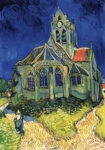 Πινακας σε καμβά VAN GOGH - CHURCH AT AUVERS