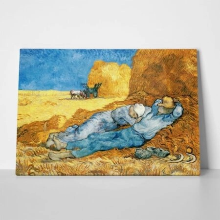Πινακας σε καμβά VAN GOGH - NOON REST FROM WORK - Vincent Van Gogh Sticky 1