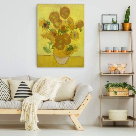 Πινακας σε καμβά VAN GOGH - SUNFLOWERS YELLOW