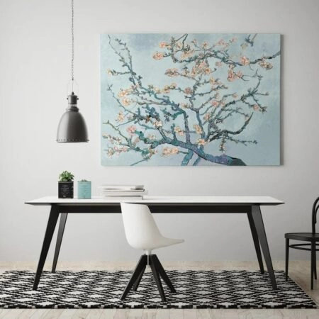 OUTLET Πινακας σε καμβά VAN GOGH - ALMOND BLOSSOM PASTEL BLUE 65cm x 40cm - OUTLET Sticky 1
