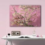 Πινακας σε καμβά VAN GOGH - ALMOND BLOSSOM PINK