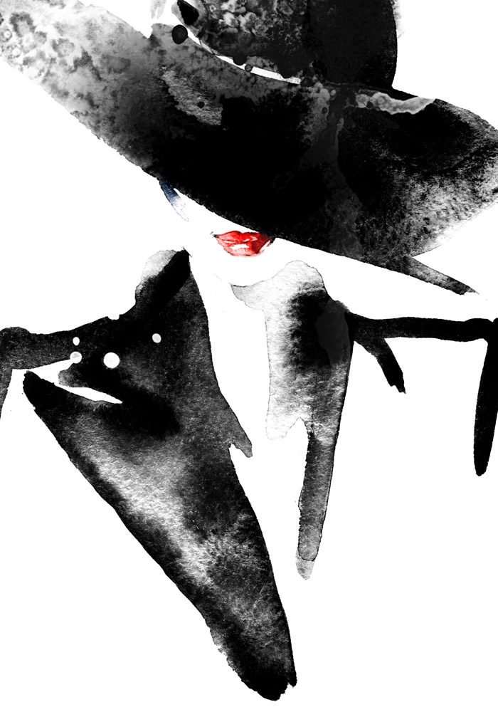 Πινακας σε καμβά WOMAN IN HAT