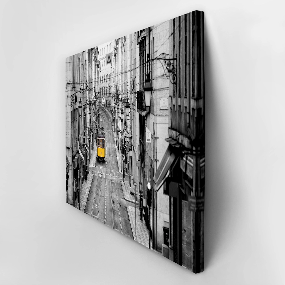 Πινακας σε καμβά YELLOW TRAM