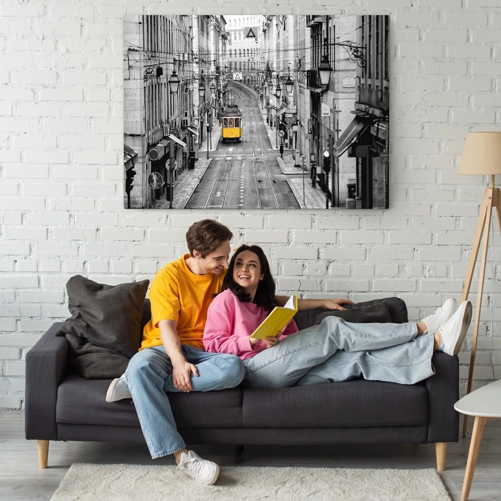 Πινακας σε καμβά YELLOW TRAM