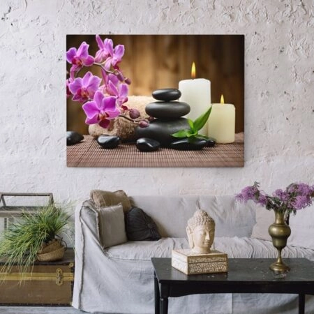 Πινακας σε καμβά ZEN STONES