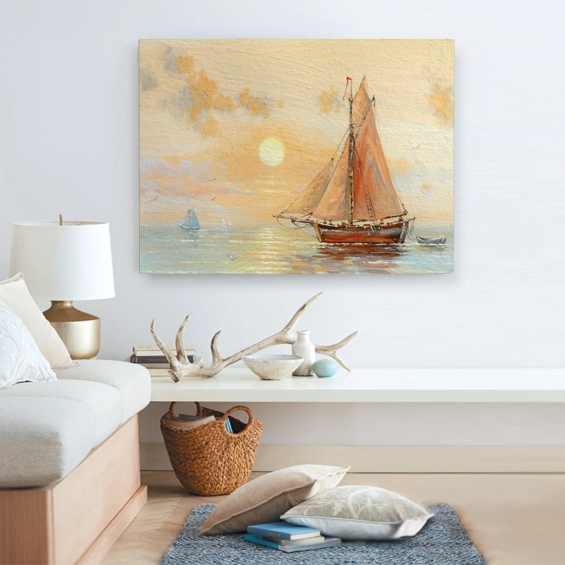 Πινακας σε καμβά FISHERMAN'S BOAT