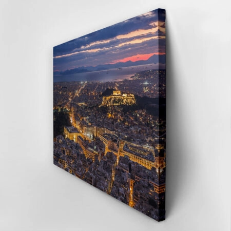 OUTLET Πινακας σε καμβά ATHENS LIGHTS 100x65cm - OUTLET Sticky 2