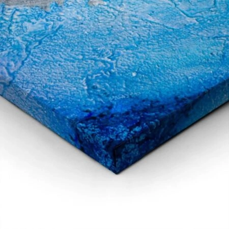Πινακας σε καμβά BLUE SHELL - Κοχυλια Sticky 1
