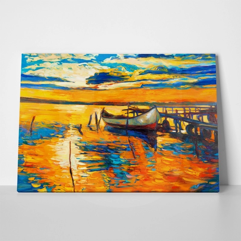 Πινακας σε καμβά BOAT 1