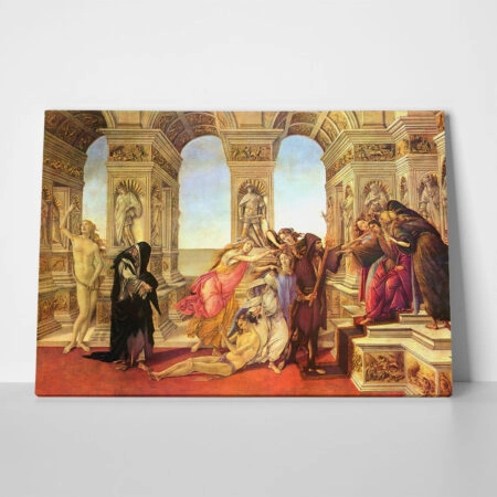 Πινακας σε καμβά BOTTICELLI - LA CALUNNIA DI APELLE