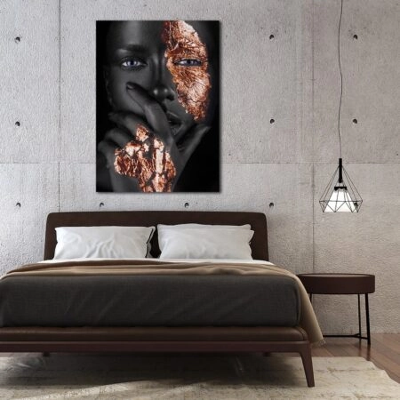 Πινακας σε καμβά BRONZE FACE