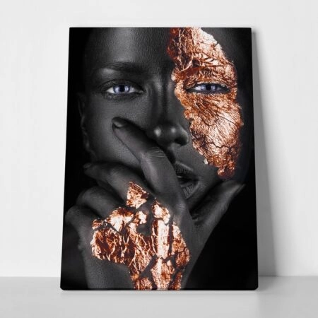 Πινακας σε καμβά BRONZE FACE - Πορτραιτα και Φιγουρες Sticky 1