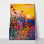 Πινακας σε καμβά COLORFUL POPPIES
