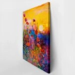 Πινακας σε καμβά COLORFUL POPPIES