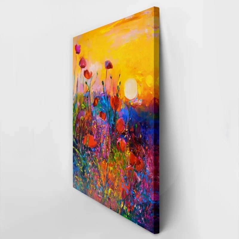 Πινακας σε καμβά COLORFUL POPPIES