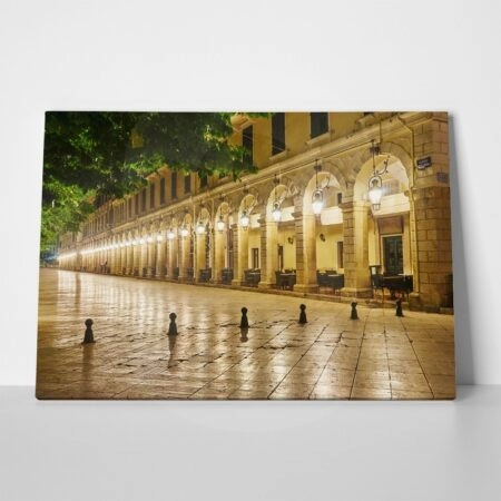 Πινακας σε καμβά CORFU HISTORIC CENTER 2