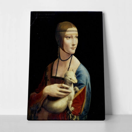 Πινακας σε καμβά DA VINCI - THE LADY WITH AN ERMINE