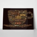 Πινακας σε καμβά DECORATE CAFE