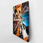 Πινακας σε καμβά ELECTRIC GUITARS