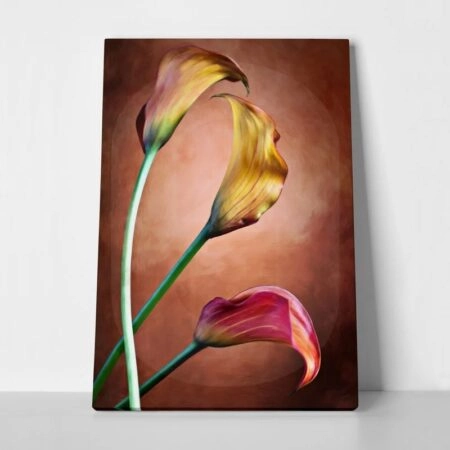 Πινακας σε καμβά ELEGANT FLOWERS
