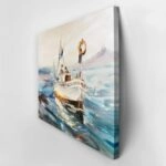 Πινακας σε καμβά FISHERMAN AT SEA