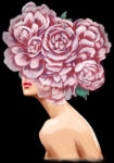 Πινακας σε καμβά FLORAL WOMAN 3