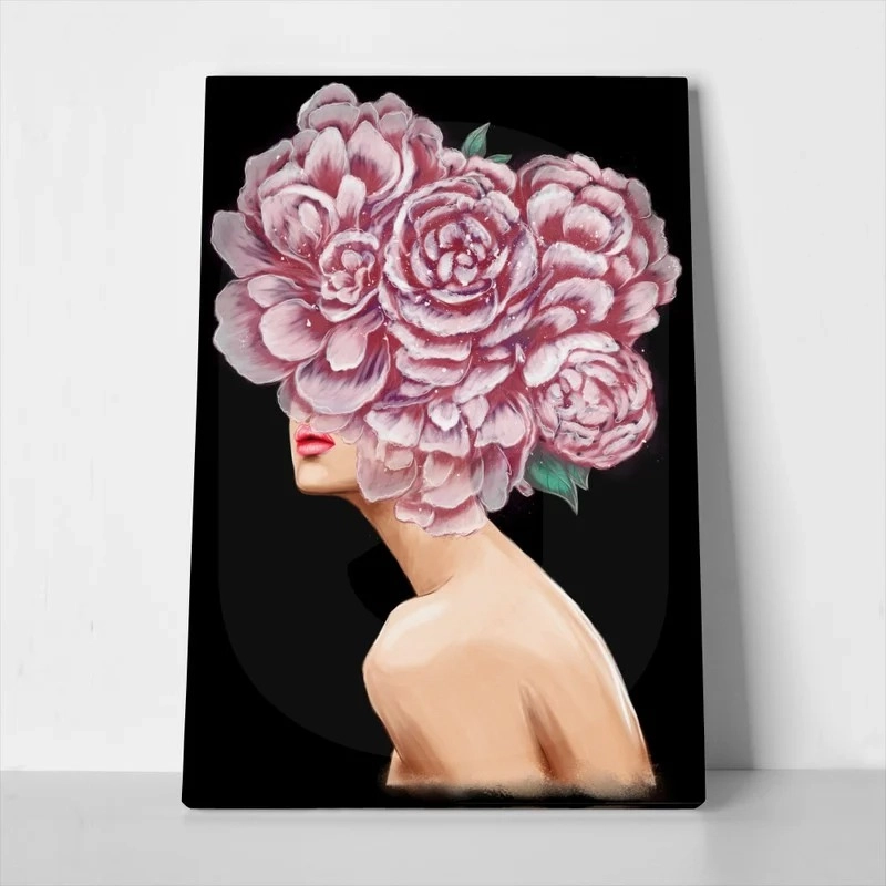 Πινακας σε καμβά FLORAL WOMAN 3