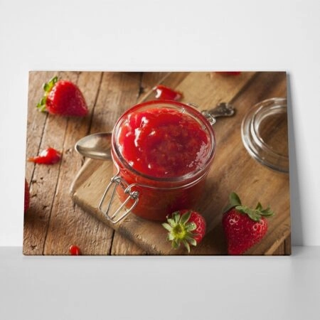 Πινακας σε καμβά HOMEMADE STRAWBERRY